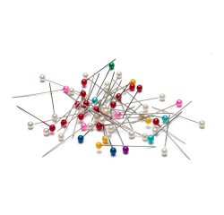 Round pinheads colored - box of 80 