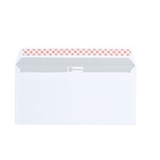 Envelope 110 x 220 mm Bruneau 90 g without window white - Box of 500