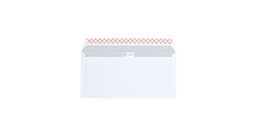 Sobre 110 x 220 mm Bruneau 90 g sin ventana blanco - Caja de 500