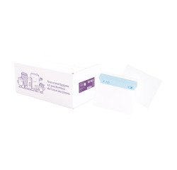 Sobre 114 x 162 mm La Couronne 80 g sin ventana blanco - Caja de 500