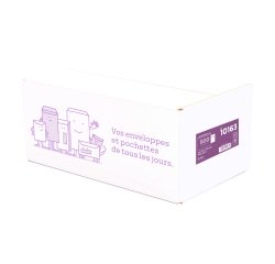 Envelope 114 x 162 mm La Couronne 80 g without window white - Box of 500