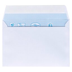 Enveloppe 114 x 162 mm La Couronne 80 g sans fenêtre blanche - Boîte de 500