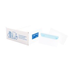 Enveloppe 110 x 220 mm La Couronne 80 g zonder venster wit - Doos van 500