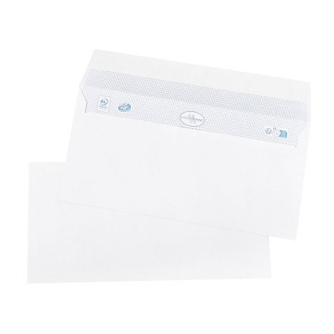 Sobre 110 x 220 mm La Couronne 80 g sin ventana blanco - Caja de 500