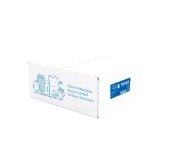 Umschlag 110 x 220 mm La Couronne 80 g ohne Fenster weiß - Box von 500
