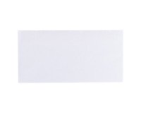 Enveloppe velin La Couronne blanche - 110 x 220 mm - format DL - sans fenêtre - Boîte de 500