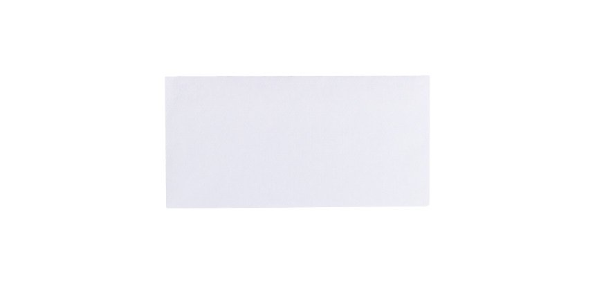 Enveloppe velin La Couronne blanche - 110 x 220 mm - format DL - sans fenêtre - Boîte de 500
