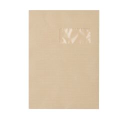 Enveloppe Bruneau 229 x 324 mm - 90 g/m² - Fenêtre 50 x 105 - Kraft brun - Boîte de 250