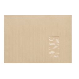 Enveloppe 229 x 324 mm Bruneau 90 g avec fenêtre 50 x 100 mm brun - Boîte de 500