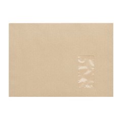 Envelope 229 x 324 mm Bruneau 90 g with window 50 x 100 mm brown kraft - Box of 500