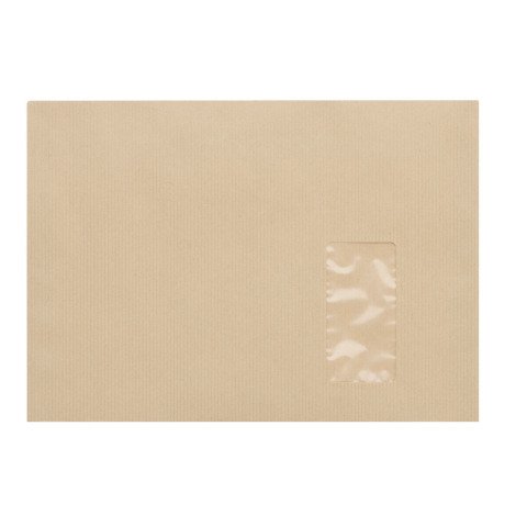 Sobres Gran Formato 229 x 324 Con ventana Kraft marrón 90 g Bruneau- Caja 500