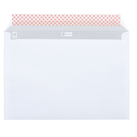 Enveloppe Bruneau 100 g avec bande protectrice blanche - Boîte de 500