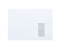 Enveloppe 229 x 324 mm Bruneau 100 g met venster 45 x 100 mm wit - Doos van 500