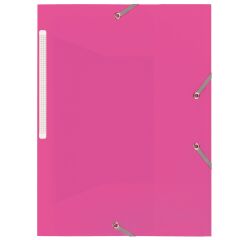 Map met rekkers en 3 kleppen Bruneau 24 x 32 cm rug 3 cm kleur