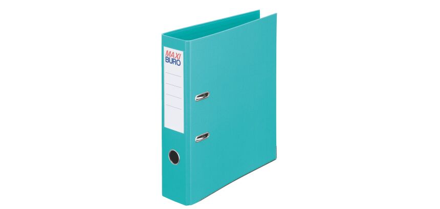 Classeurs à levier plastifiés Maxiburo couleurs classiques - dos 7,5 cm 