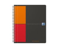 Cahier spirale Oxford International Activebook A5+ 17 x 22 cm - perforé 4 trous- petits carreaux - 160 pages