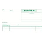 Cahier de livraison Manifold Exacompta autocopiant A4 50 pages triple exemplaires