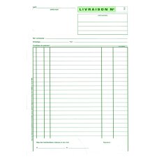 Manifold livraison Exacompta autocopiant 21 x 29,7 cm 50 pages double exemplaires