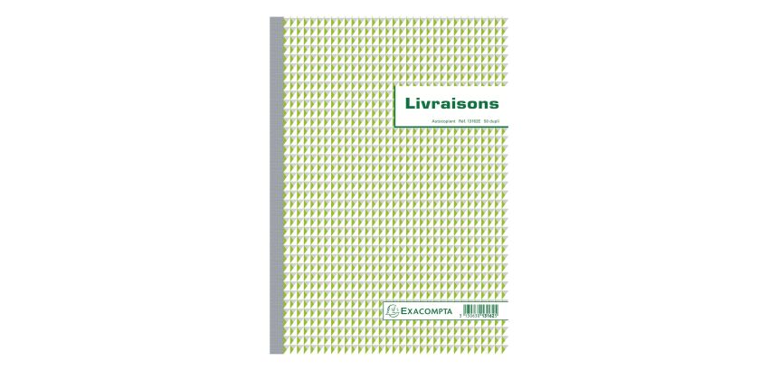 Manifold livraison Exacompta autocopiant 21 x 29,7 cm 50 pages double exemplaires