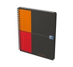 Cuaderno espiral Oxford International Activebook A5+ 17 x 22 cm - perforado 4 agujeros - cuadros pequeños - 160 páginas