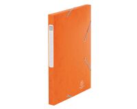 Chemise box Cartobox Exacompta 24 x 32 cm dos 2,5 cm - orange