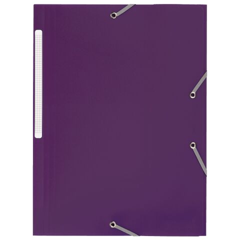 Carpeta de 3 solapas polipropileno A4 lila