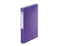 Chemise box carte Cartobox Exacompta 24 x 32 cm dos 4 cm violette