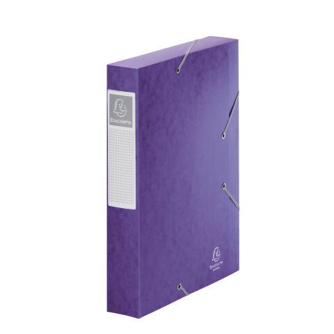 Carpeta proyectos Cartobox A4 lomo 6 cm 630 g Exacompta Malva
