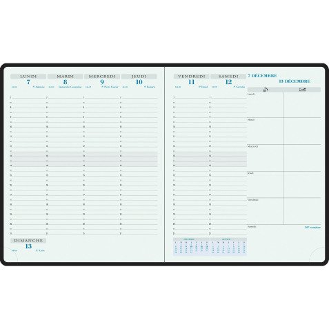 Agenda Exacompta Horizons 27 Classique semainier - Année 2026 - 21 x 27 cm