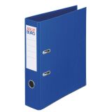 Plasticized lever arch file coloured back 7,5 cm Maxiburo blue