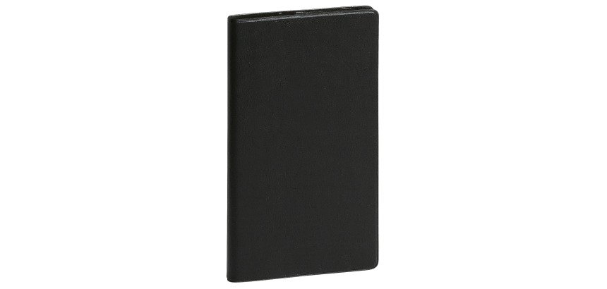 Agenda Exacompta SL17 Classique semainier - année 2026 - 9 x 17,5 cm noir