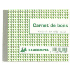 Carnet "Bon Pour" Exacompta