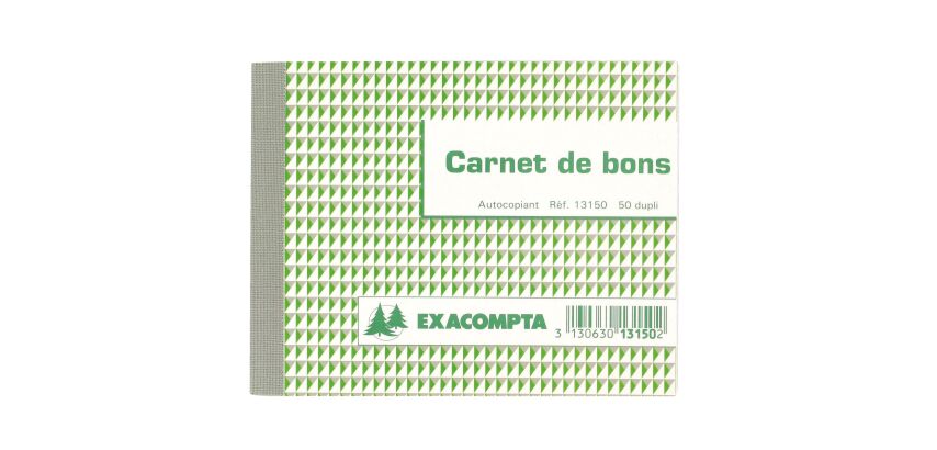 Carnet "Bon Pour" Exacompta