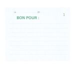 Carnet "Bon Pour" Exacompta