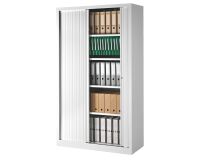 Schrank mit umweltfreundlichen Vorhängen, klassisches Monoblock-Design