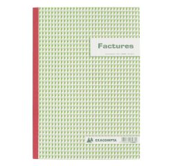 Manifold invoice Exacompta auto-copy A4 50 pages triple exemplaries