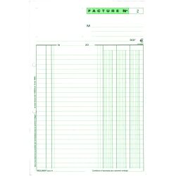 Manifold factuur Exacompta zelfkopiërend A4 50 pagina's twee exemplaren