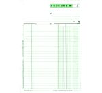 Cahier de facture Manifold Exacompta autocopiant A4 50 pages double exemplaires