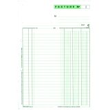 Cahier de facture Manifold Exacompta autocopiant A4 50 pages double exemplaires