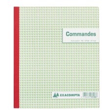 Cahier de commande Manifold Exacompta autocopiant 21 x 18 cm 50 pages triple exemplaires