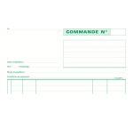 Cahier de commande Manifold Exacompta autocopiant A4 50 pages triple exemplaires