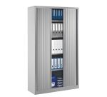 Armoire haute à rideaux monoblocs Eco-conçues 198 x 120 cm corps aluminium