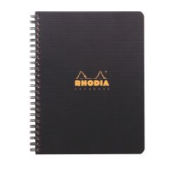 Cahier spirale Rhodiactive Notebook A5 16 x 21 cm - petits carreaux- 160 pages