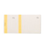 Bloc 100 tickets vendeurs jaune Exacompta - double numérotage - 6 x 13,5 cm