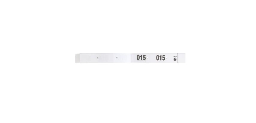 Carnet de 50 tickets vestiaire numérotés 3 volets