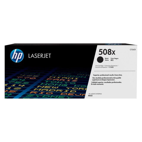 HP 508X (CF360X) tóner original negro alta capacidad