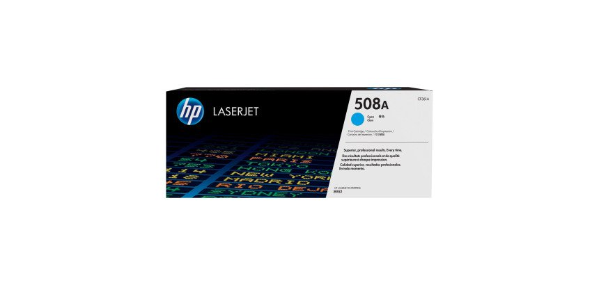 Toner HP 508A couleurs séparées pour imprimante laser