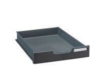 Cajón Altura 5,4 cm para Modulodoc Exacompta negro