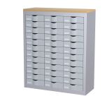 Comptoir 3 colonnes 36 tiroirs H 106,5 cm Paperflow