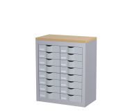 Module 2 kolommen 16 laden H 75 cm Paperflow